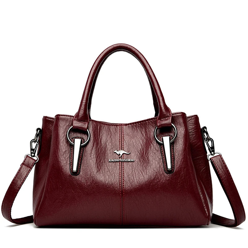 Sac fourre-tout femme en cuir véritable – CLEVI Paris