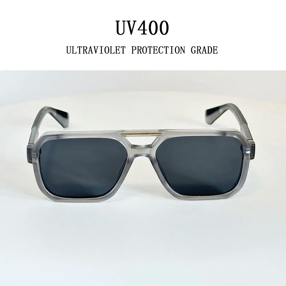 Lunettes de Soleil Carrées Vintage UV400 Outdoor Unisexe – CLEVI Paris