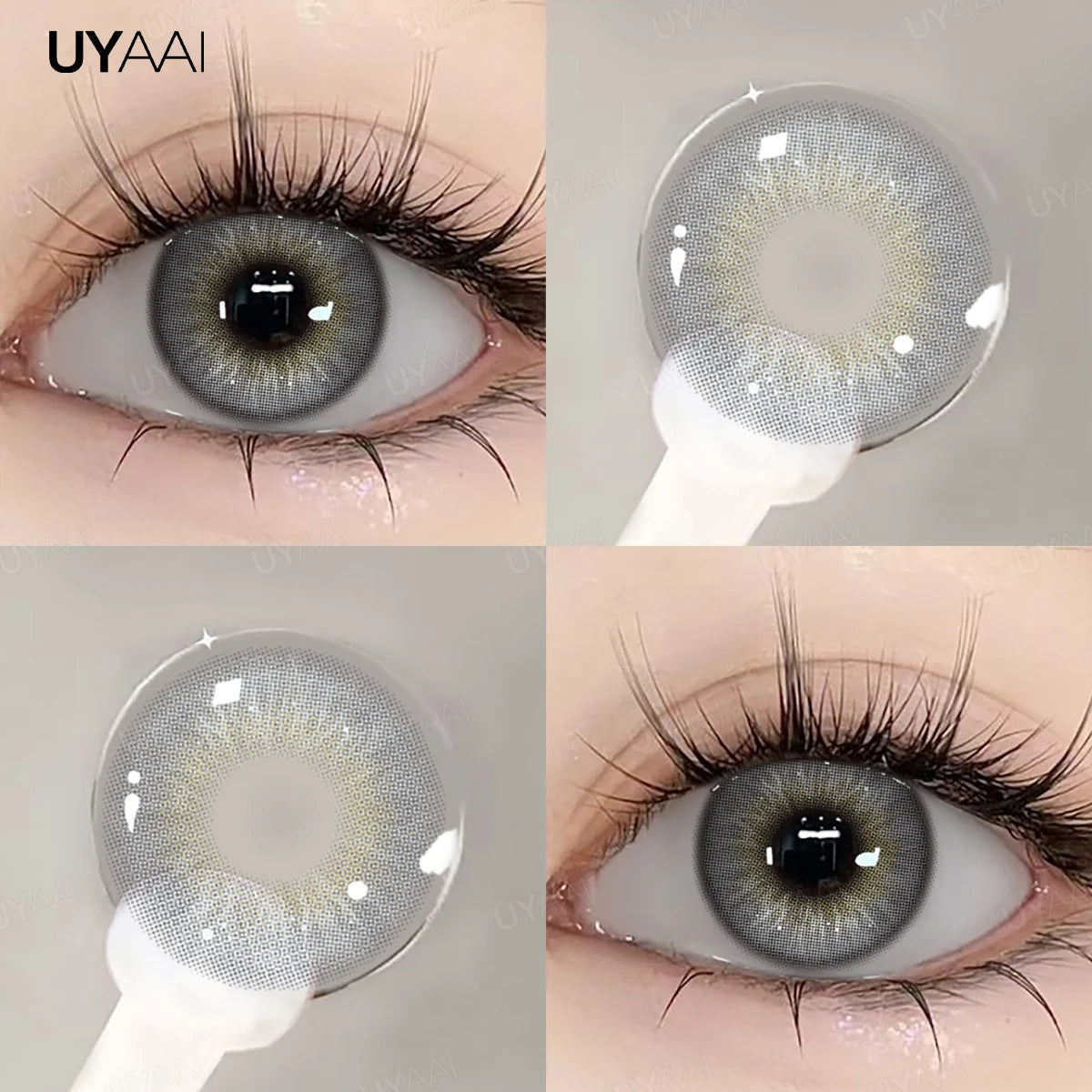 Lentilles de Couleur UYAAI Annuelles 10 Coloris Naturels Maquillage Cosplay – CLEVI Paris
