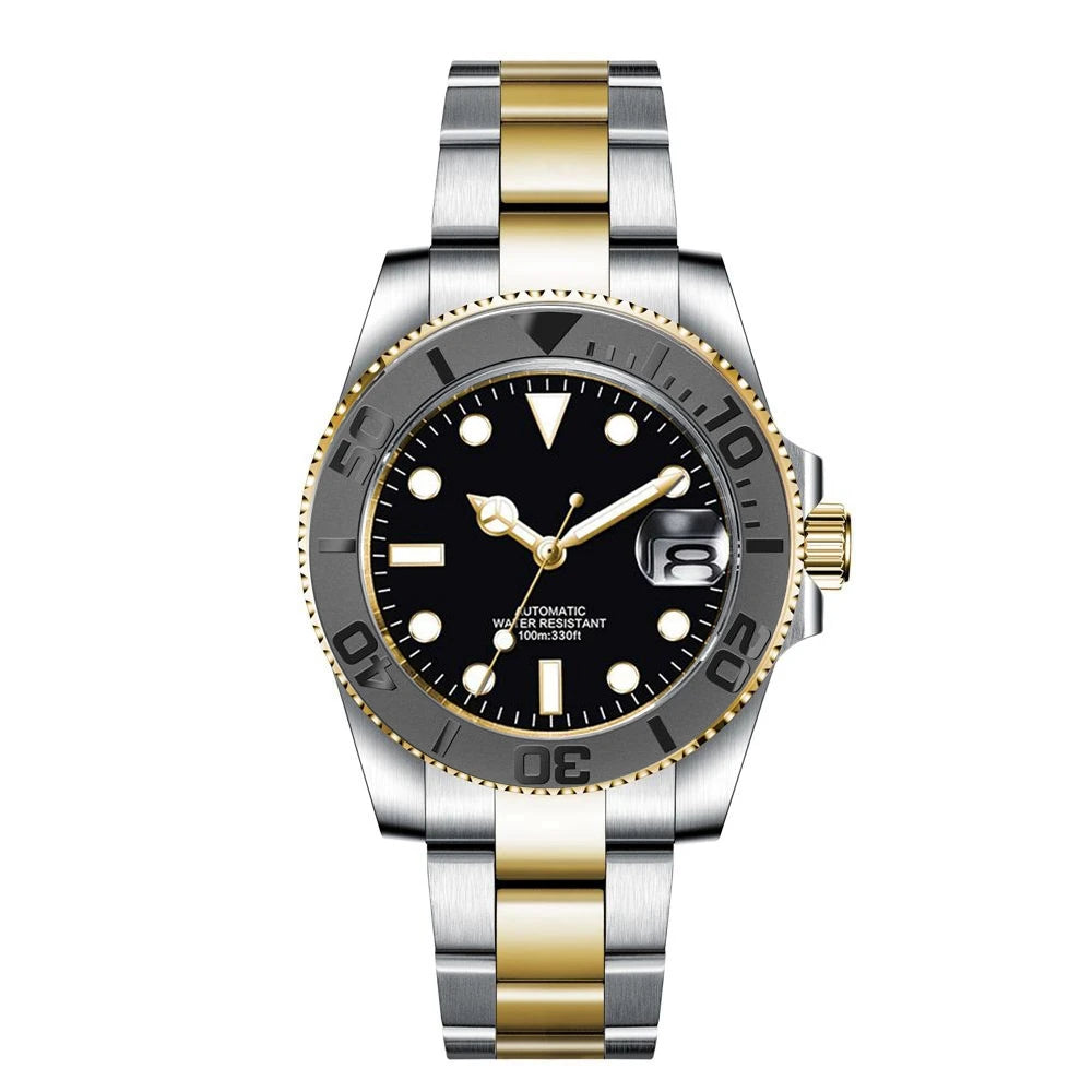Montre Automatique Homme Corgeut NH35 – Diver 40mm Lunette Céramique Verre Saphir – CLEVI Paris
