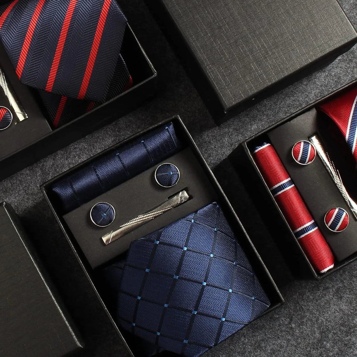 Coffret cravate homme en soie – CLEVI Paris