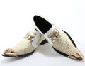 Mocassins Homme Luxe Oxford Slip-On – Bout Métallique, Cuir Suédé – CLEVI Paris