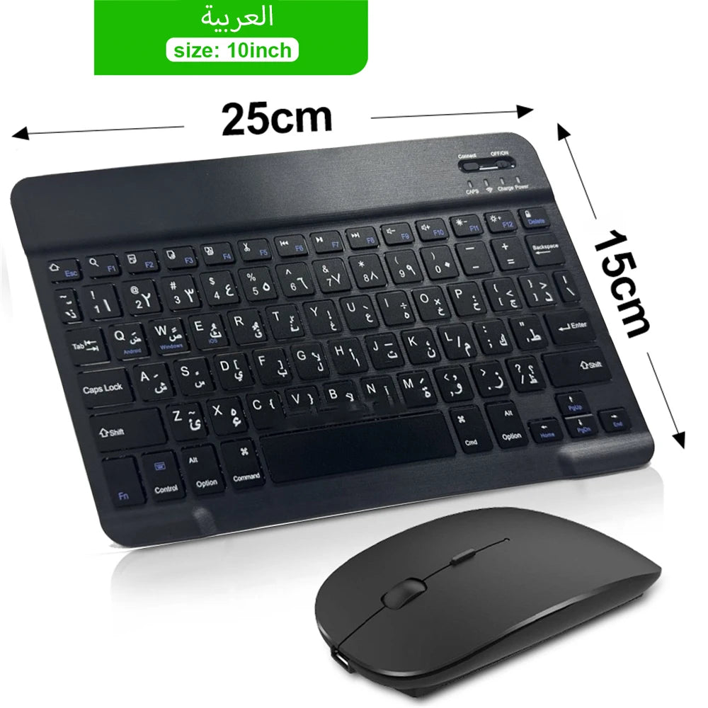 Clavier Bluetooth Sans Fil EMTRA | Silencieux, Multi-Langues, iOS Android Windows, Tablette & PC – CLEVI Paris
