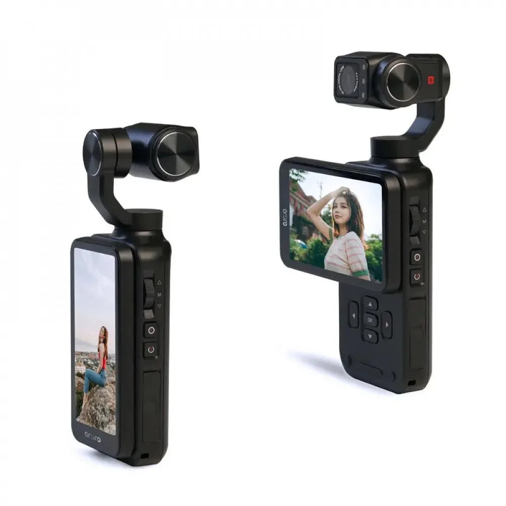 Caméra Action Pocket 4K Gimbal 3 Axes Vision Nocturne IR | Stabilisation & Vlog