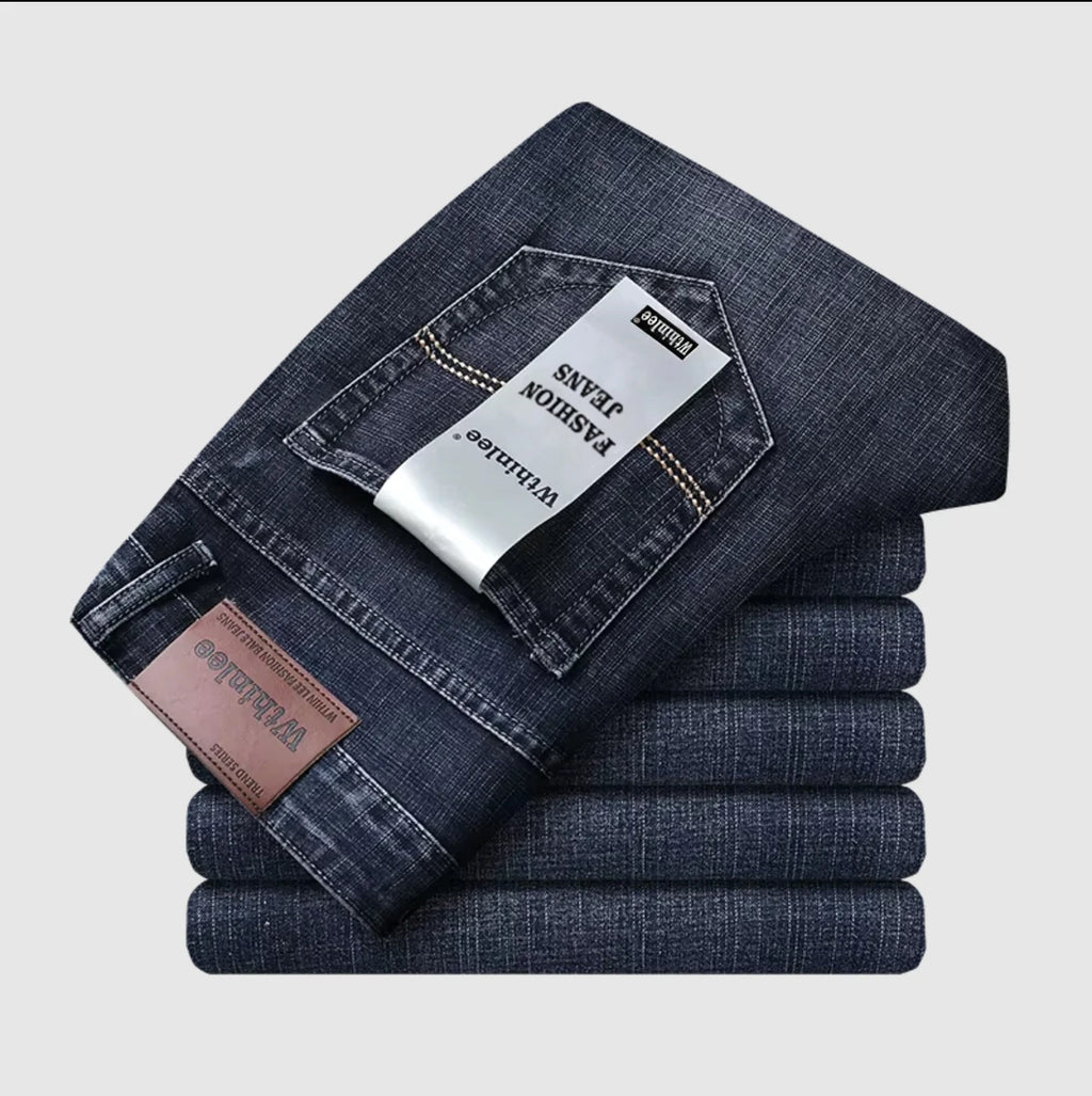 Jean Homme Slim Straight Stretch — Coupe Business Casual | CLEVI Paris