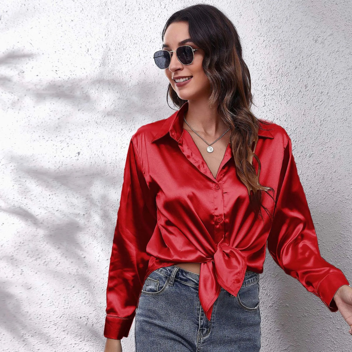 Chemise ample manches longues femme – CLEVI Paris