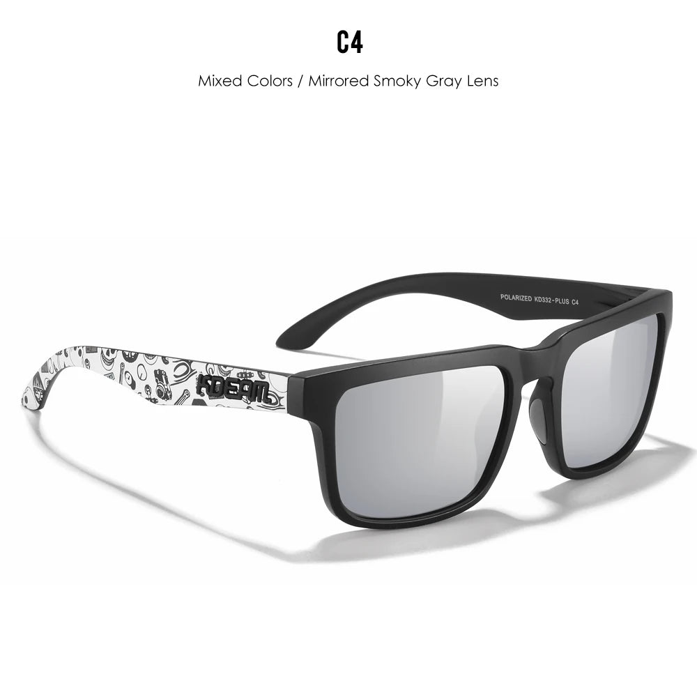 Lunettes de Soleil Polarisées Oversize Homme Femme – Verres Photochromiques Anti-Reflets UV400 – CLEVI Paris