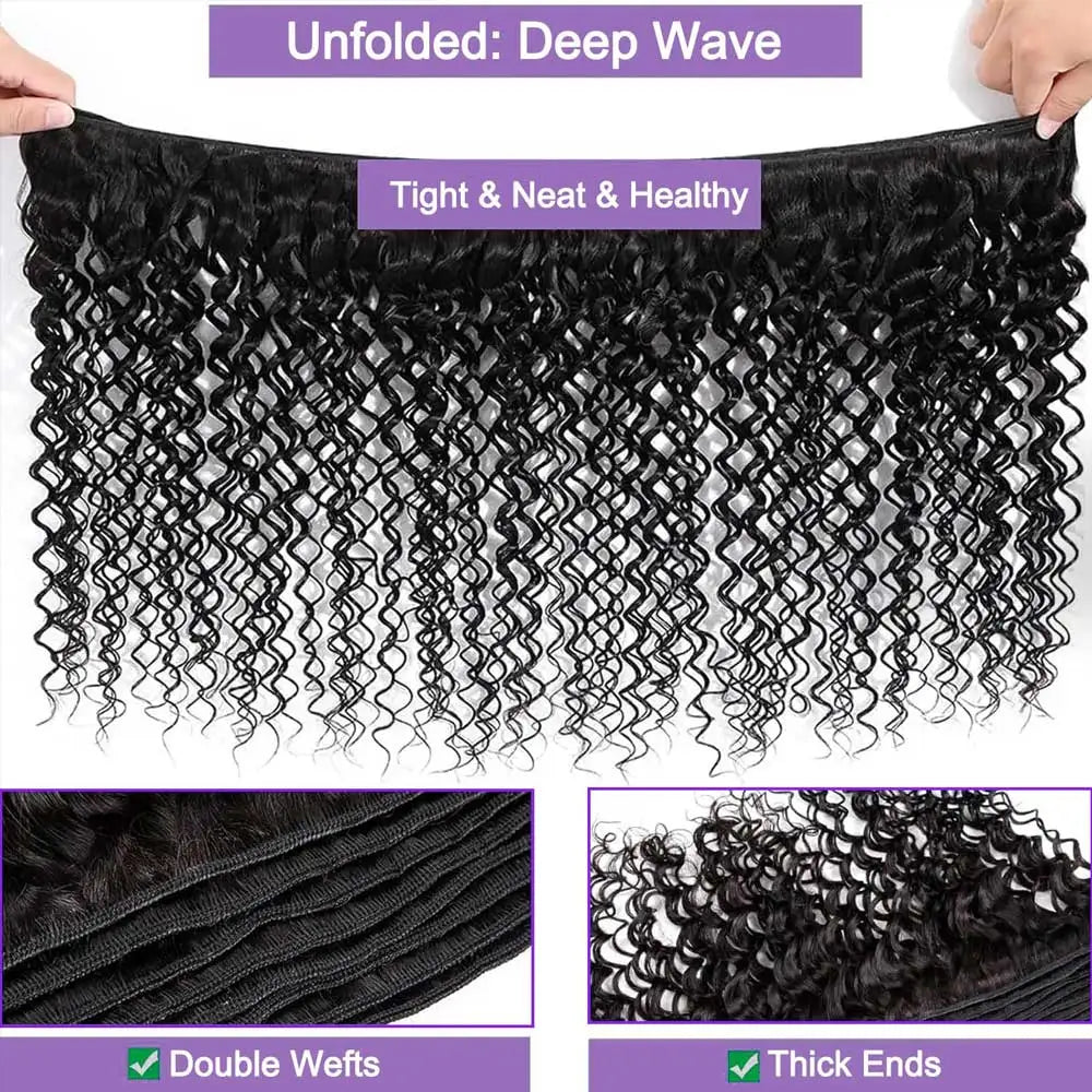 Bundles Body Wave noirs, cheveux humains – CLEVI Paris
