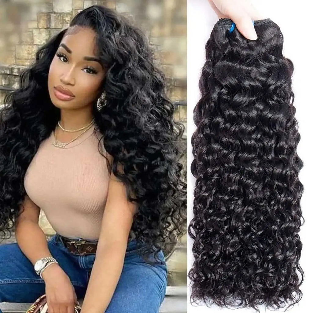 Water Wave Bundles Extensions Cheveux Humains Brazilian Remy Hair – CLEVI Paris