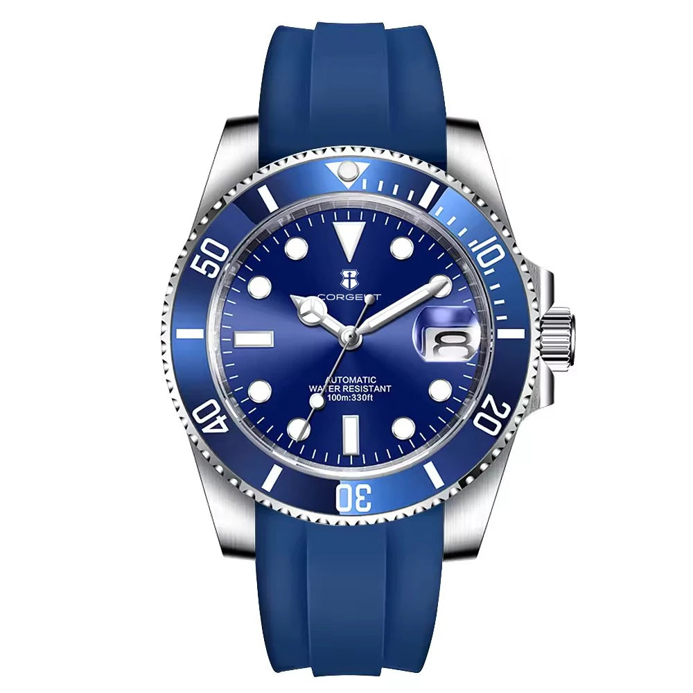 Montre Automatique Homme Corgeut 40mm Mouvement Japonais Saphir – CLEVI Paris
