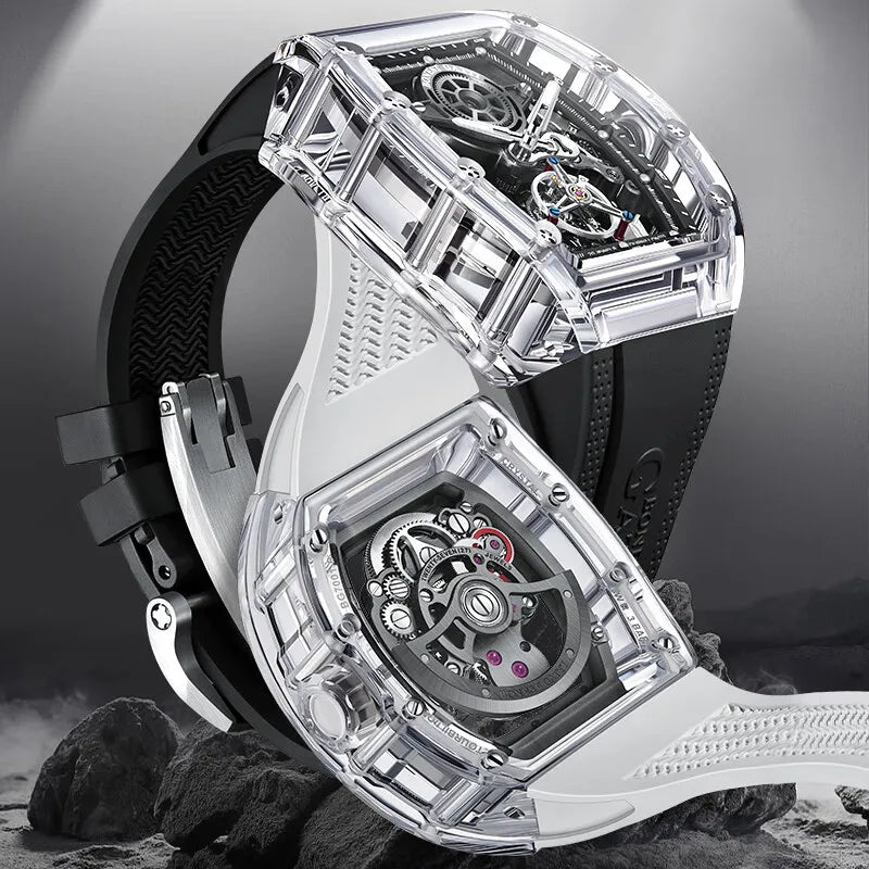 Montre Tourbillon Automatique Homme BONEST GATTI 45mm — CLEVI Paris