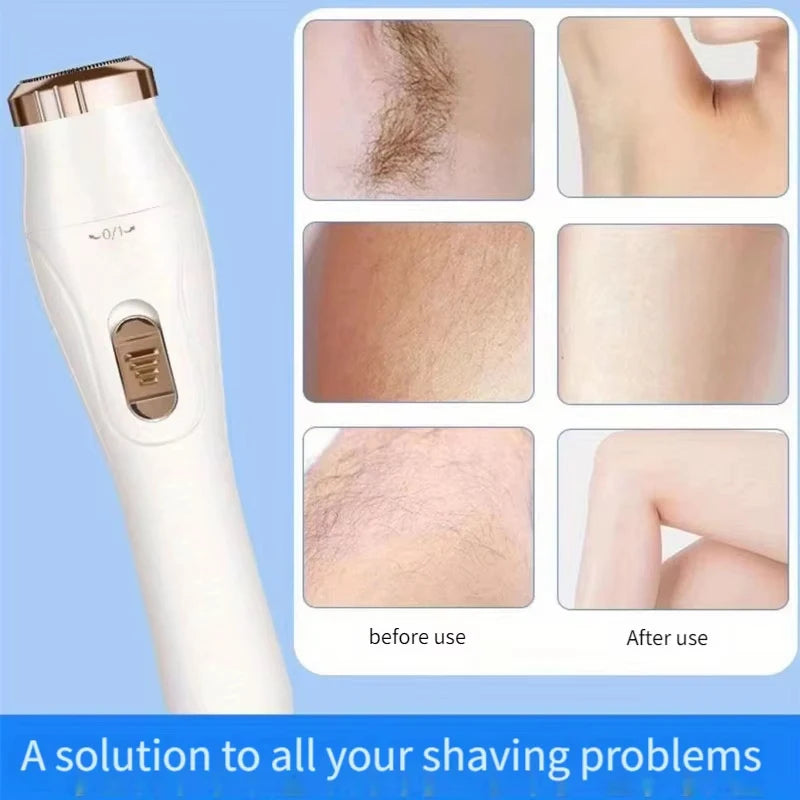 Rasoir électrique rechargeable visage & corps – CLEVI Paris