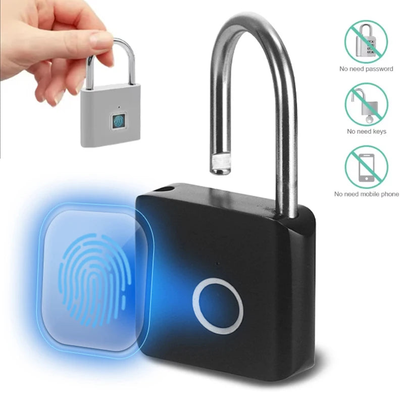 Cadenas Biométrique à Empreinte Digitale IP54 USB – CLEVI Paris