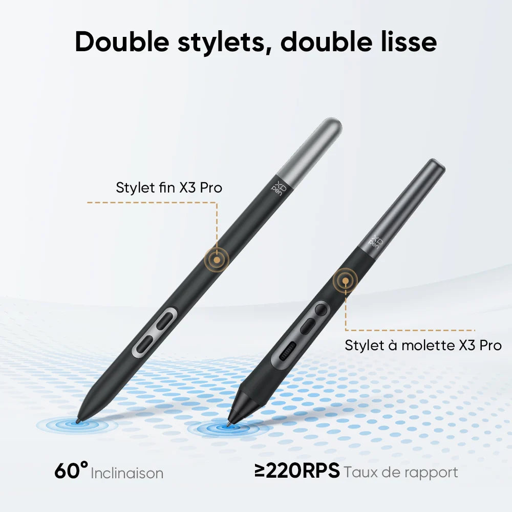 XPPen Artist Pro 19 Gen 2 – Écran Graphique 4K 18,4" | 99,8% sRGB | Stylets X3 Pro