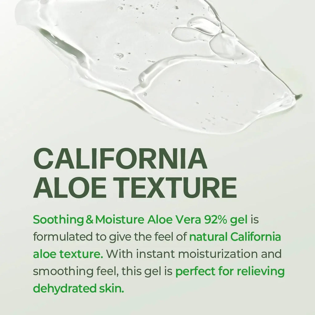 Gel Aloé Vera Hydratant Nature Republic – Soin Coréen Apaisant & Rafraîchissant 300ml – CLEVI Paris
