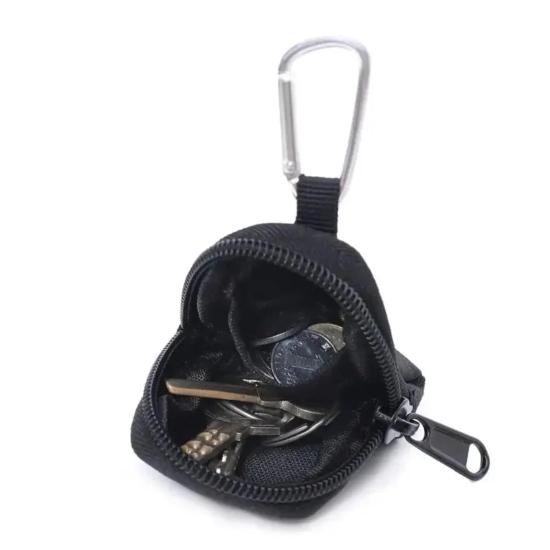 Mini Pochette Nylon Zipper EDC Outdoor Clés Monnaie – CLEVI Paris