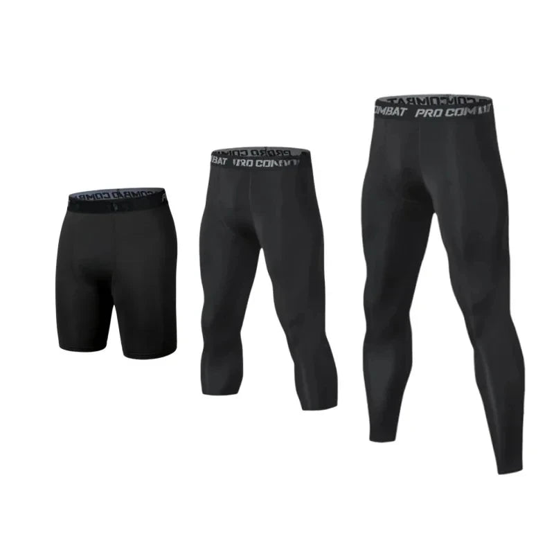 Legging de Compression Homme Polyester | Running, Sport & Yoga, Tailles S à 5XL, 6 Coloris – CLEVI Paris