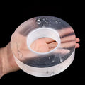 Ruban Adhésif Double Face Nano | PET Réutilisable, Lavable, Transparent, Imperméable – CLEVI Paris