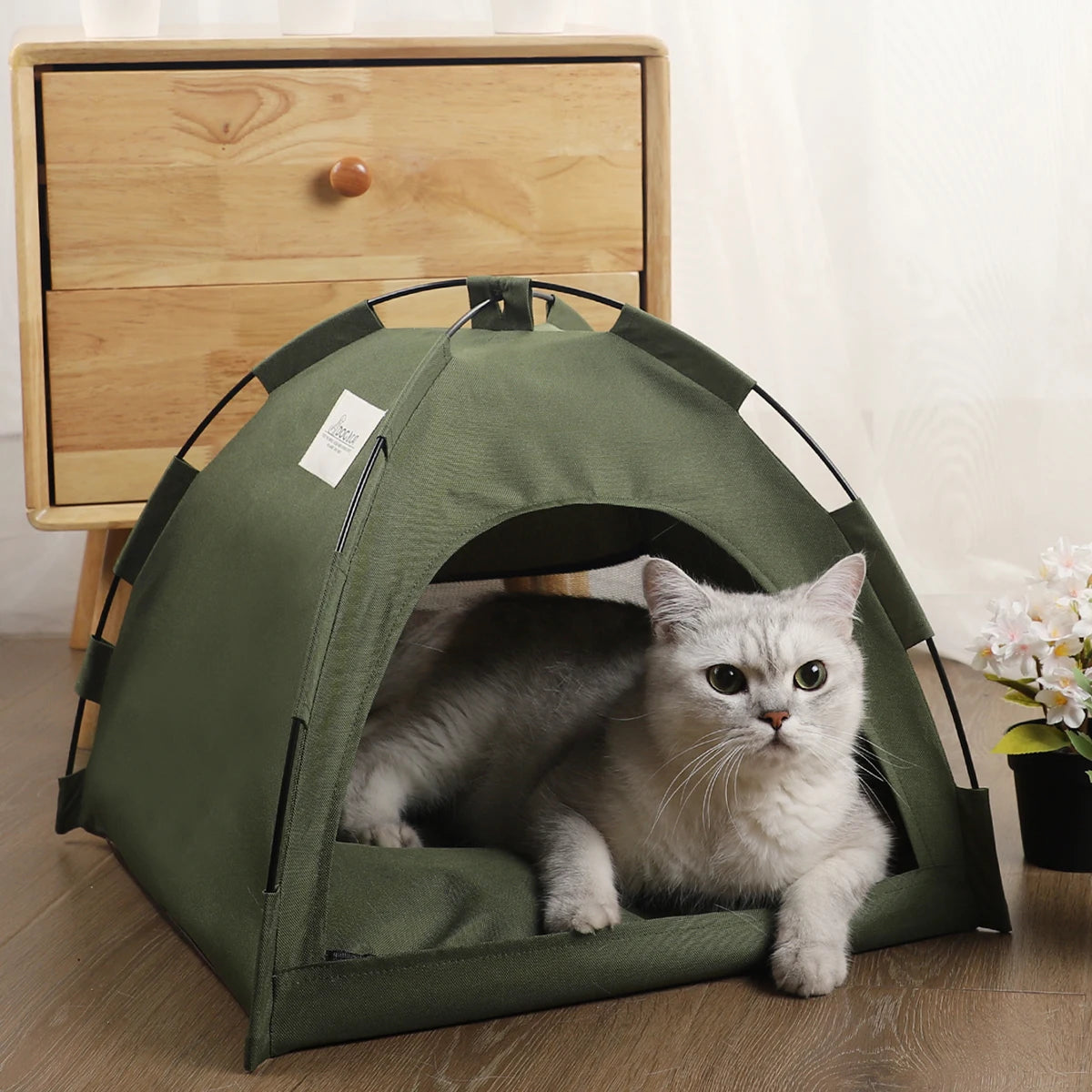 Tente douillette pour chat et chien – CLEVI Paris