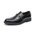 Mocassins Loafers Cuir Homme Bout Rond Slip-On | Noir Marron EU 38-46