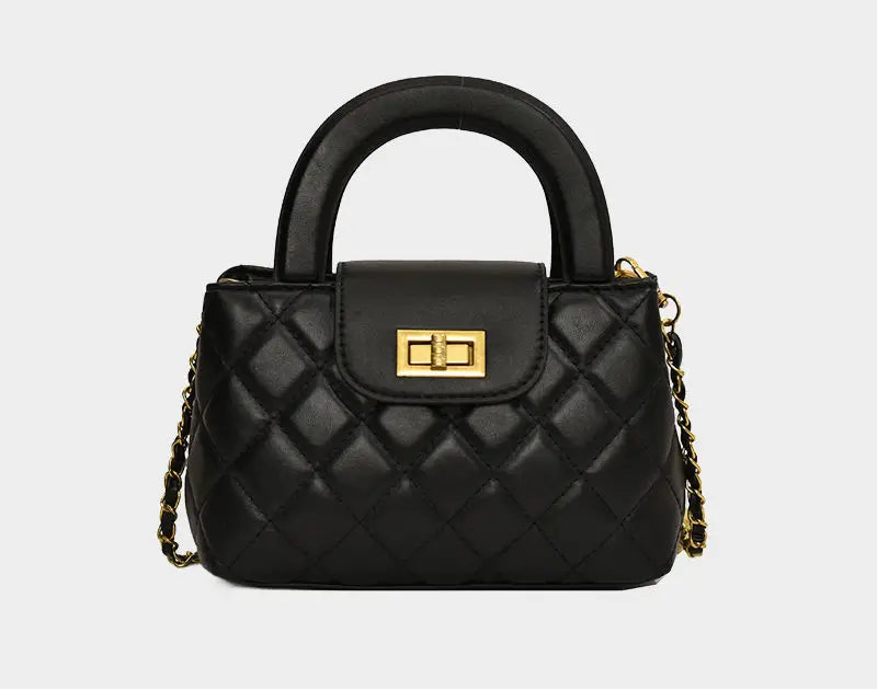 Sac Bandoulière Femme Matelassé Style Français Fermeture Magnétique TPU Souple 3 Coloris – CLEVI Paris