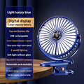 Ventilateur à clipser rechargeable, veilleuse LED – CLEVI Paris