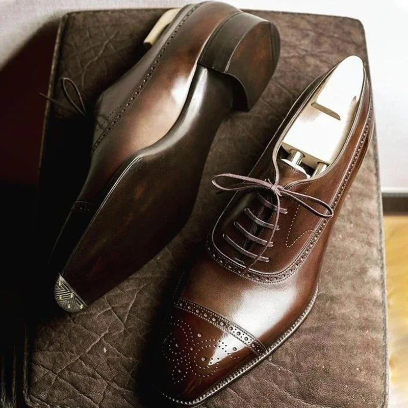 Chaussures Oxford Homme Élégantes – Lacets, Semelle Caoutchouc – CLEVI Paris
