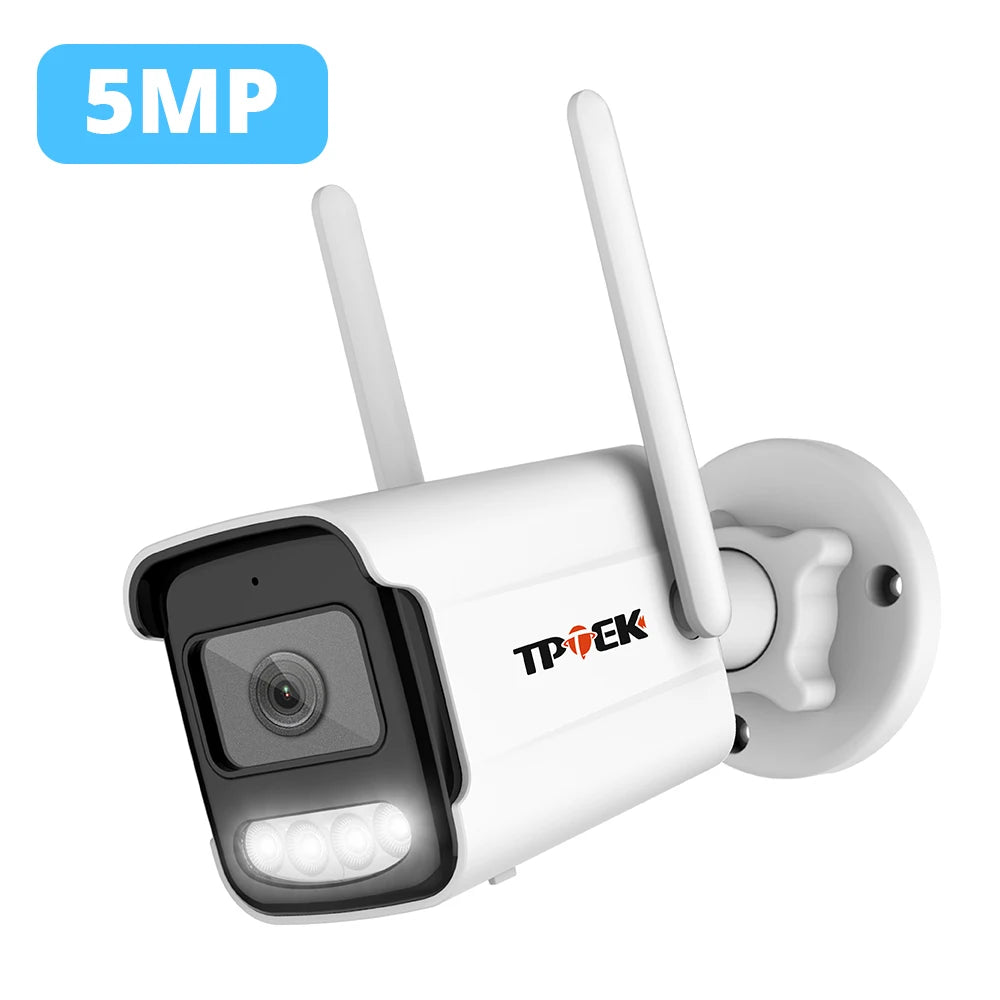 Caméra IP WiFi Extérieure 4K/8MP – Vision Nocturne Couleur, Audio Bidirectionnel, Sirène, IP66, App CamHi – CLEVI Paris