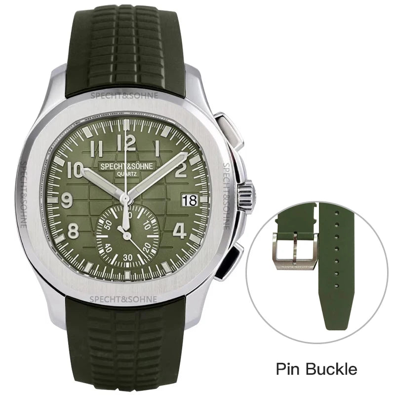 Montre Quartz Chronographe Homme Specht & Söhne SP0006 – Acier 316L Étanche 5ATM