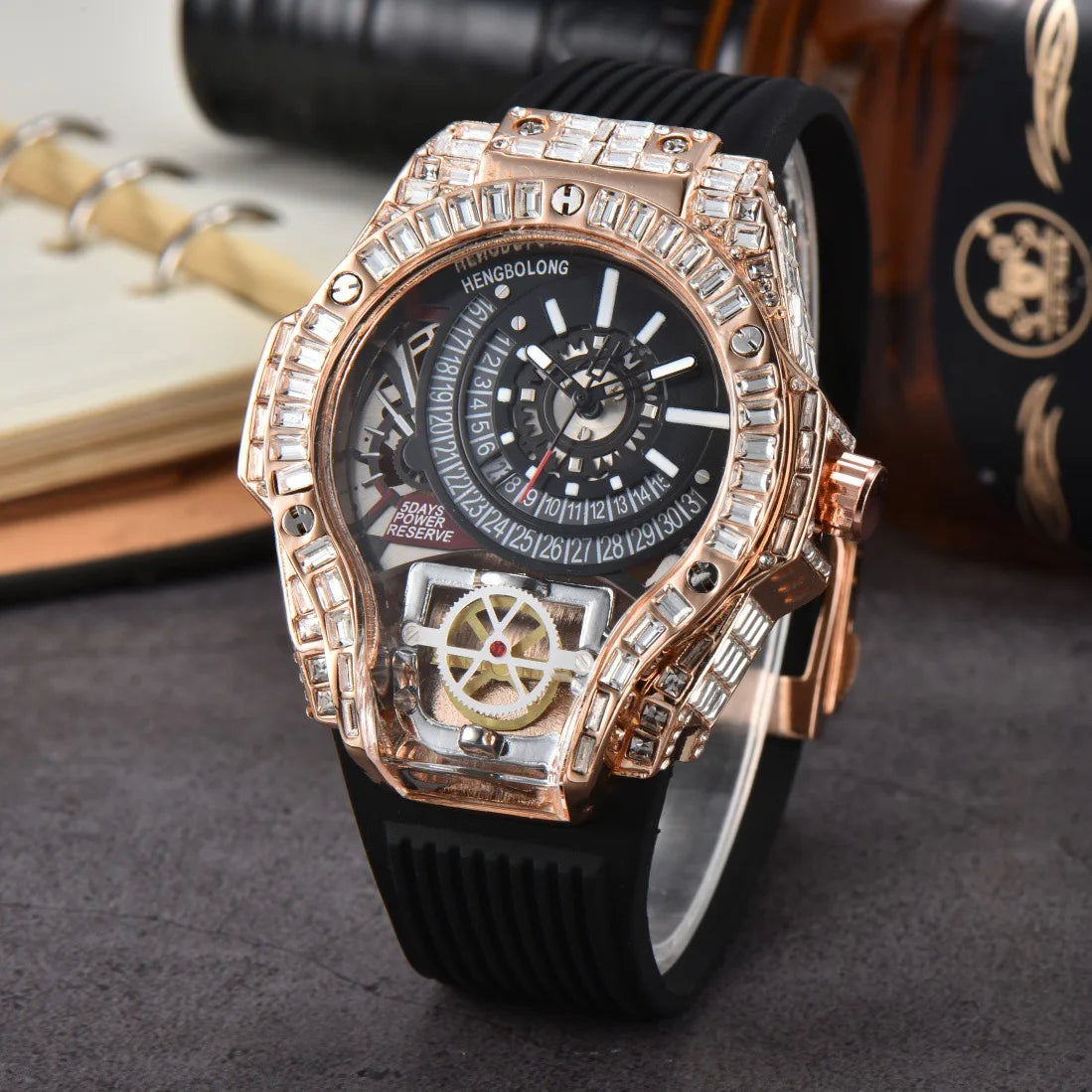 STARPERISH W01 Montre Homme Automatique Japonais Acier Inox Verre Hardlex Lumineux 3 ATM 21 Coloris – CLEVI Paris