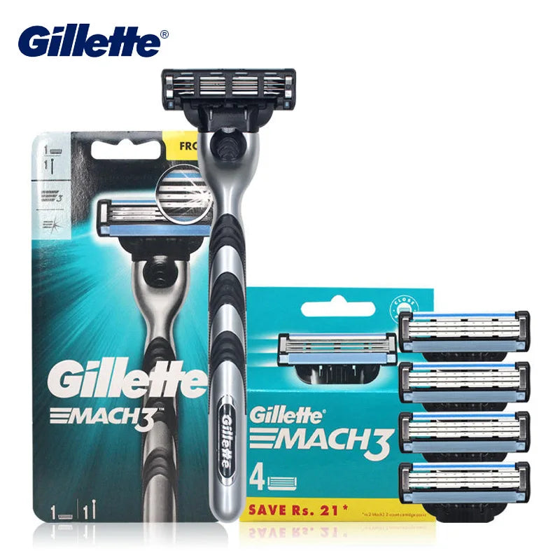 Lames de Rasoir 3 Lames Homme Recharges + Manche – CLEVI Paris