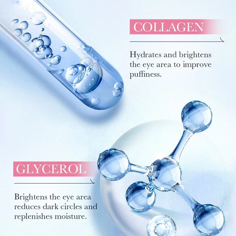 Masque Yeux Collagène Sakura 60 Pcs Hydratant & Liftant – CLEVI Paris