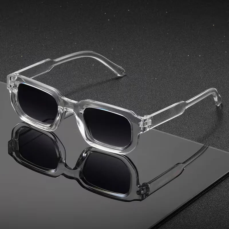 Lunettes de Soleil Rétro Rectangle UV400 – Style Vintage Mixte