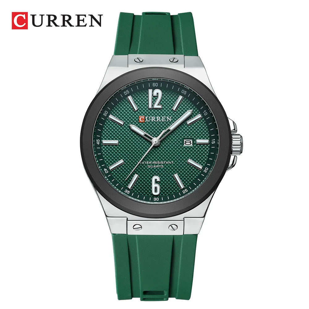 Montre Chronographe Homme CURREN 8442 – Bracelet Silicone Sport