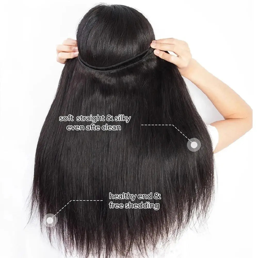 Bundles lisses brésiliens, cheveux humains – CLEVI Paris