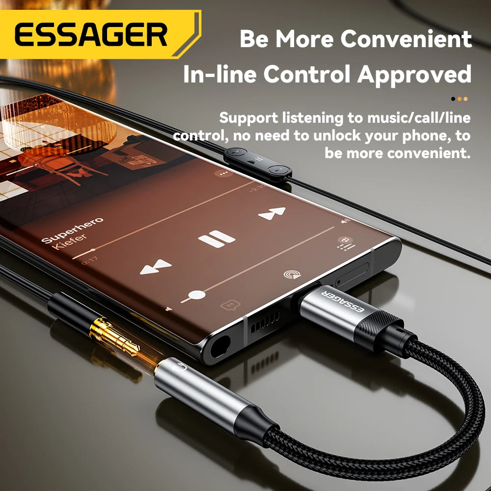 Adaptateur Audio Lightning/USB-C vers Jack 3.5mm – CLEVI Paris