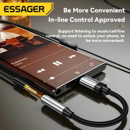 Adaptateur Audio Lightning/USB-C vers Jack 3.5mm – CLEVI Paris