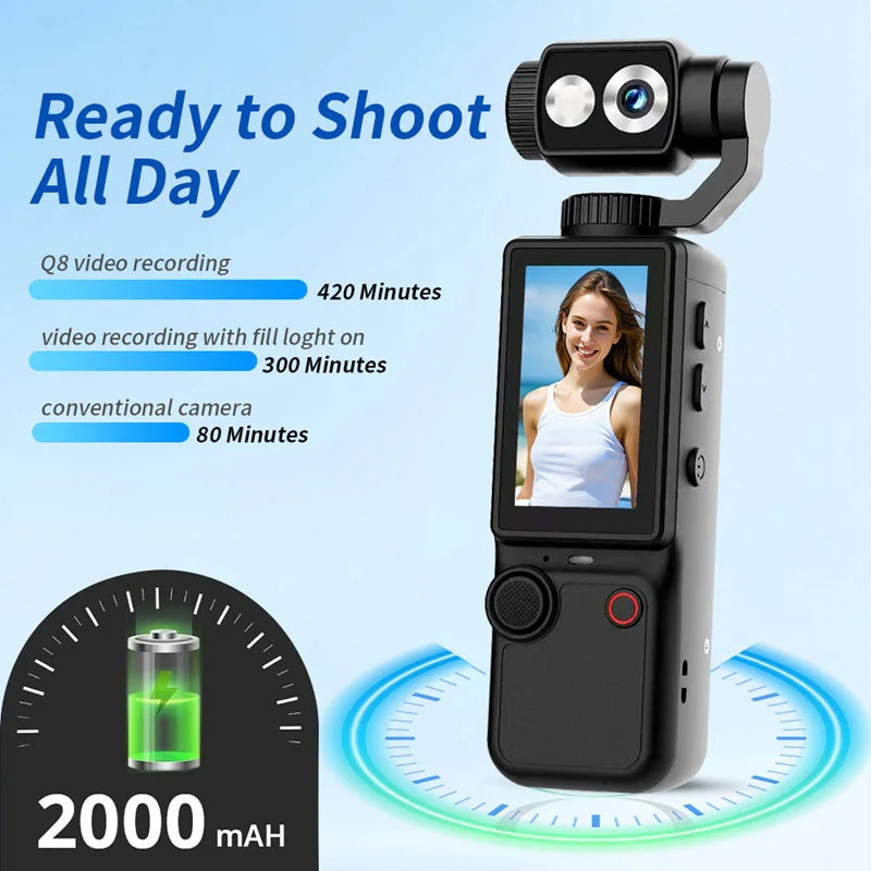 Caméra Sport Portable Lenovo 4K WiFi – Autofocus, Longue Autonomie, Vlogging & Moto – CLEVI Paris