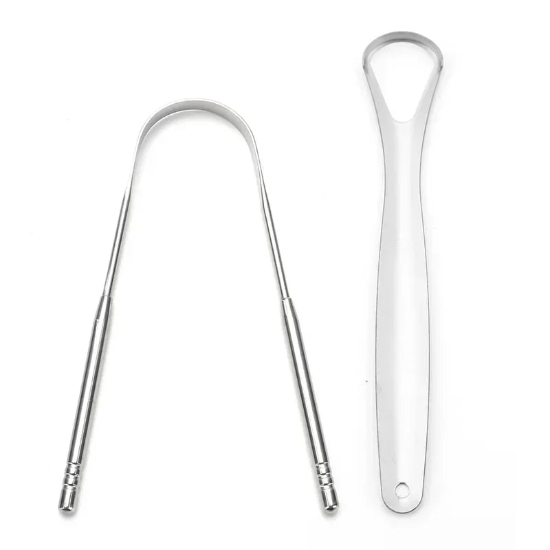 Gratte-Langue Inox Réutilisable — CLEVI Paris