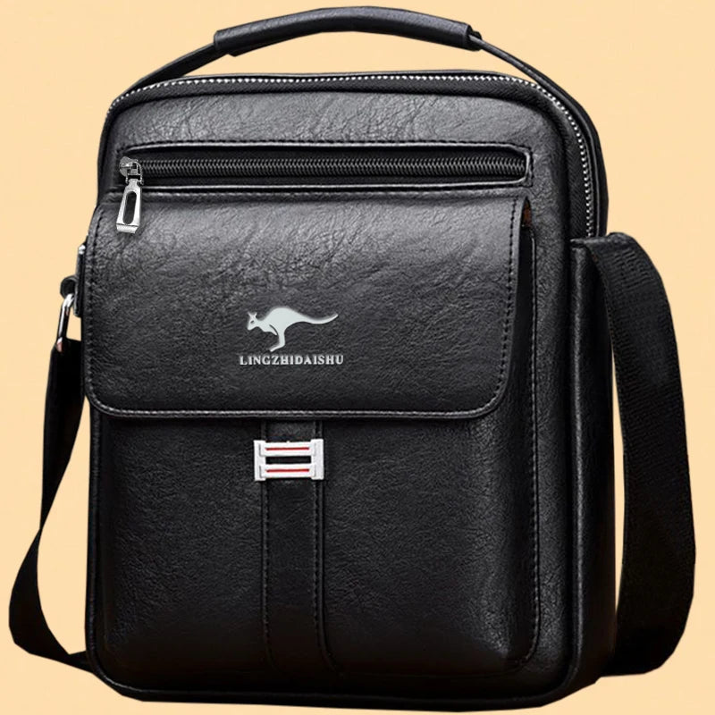Besace Messenger PU Imperméable Multi-Poches Business Voyage – CLEVI Paris