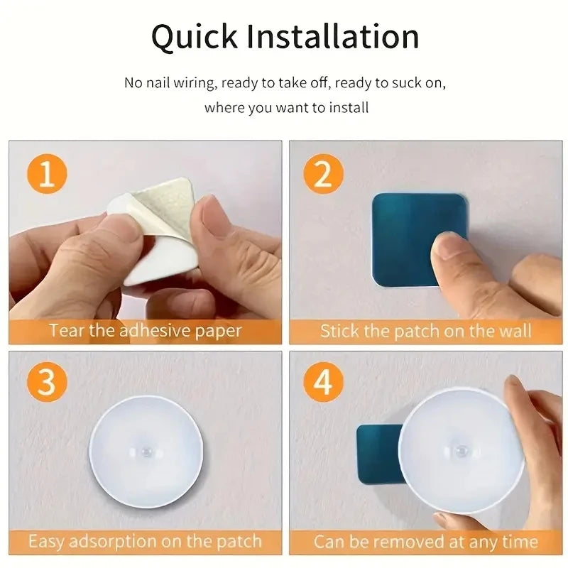 Veilleuse LED Détecteur de Mouvement Rechargeable Sans Fil — CLEVI Paris