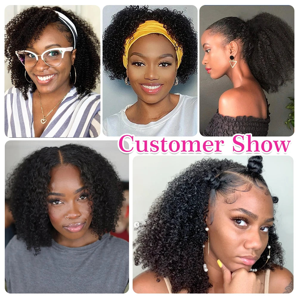 Demi-Perruque Curly 3en1 Cheveux Humains Malaisiens Femme – CLEVI Paris