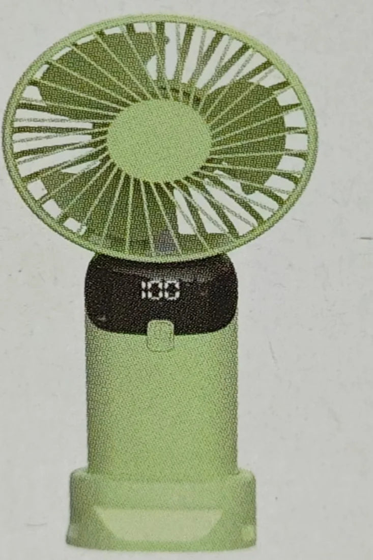Mini Ventilateur USB Rechargeable avec Support Téléphone — CLEVI Paris