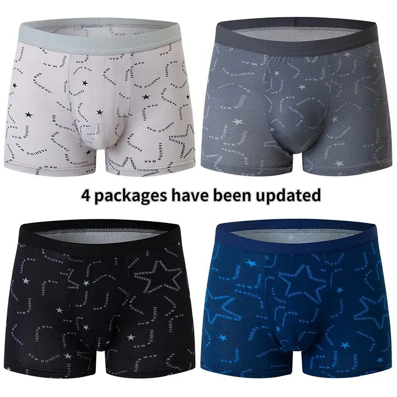 Lot de 4/5 Boxers Homme – Tailles Européennes & Motifs Mode – CLEVI Paris