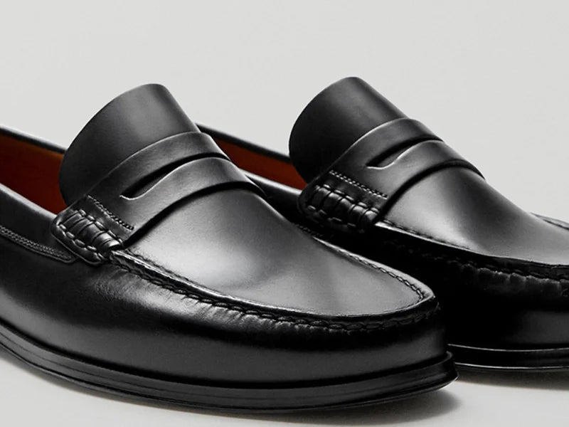 Oxford Homme Cuir Vache Respirant Imperméable Mocassin Driving – CLEVI Paris