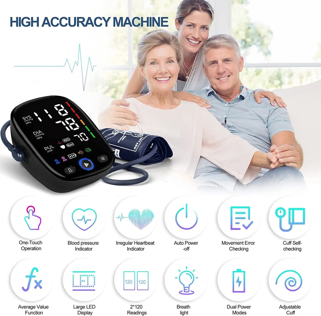 Tensiomètre Bras Automatique LED ±3mmHg IHB OMS – CLEVI Paris
