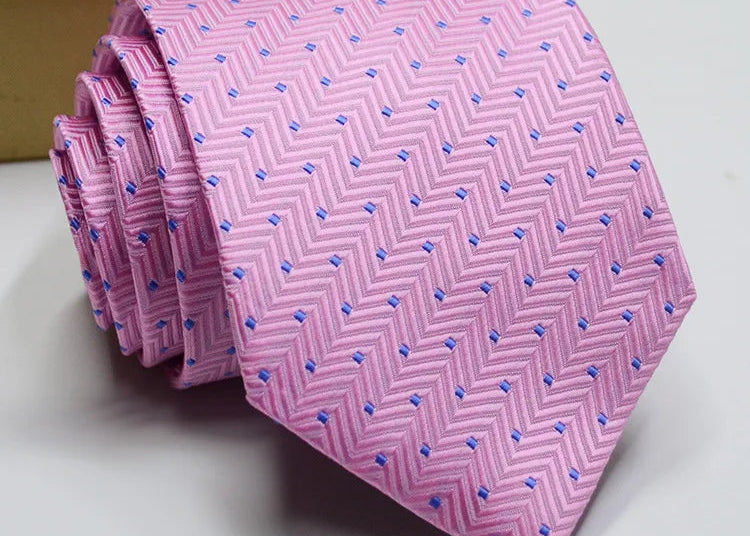 Cravate homme motifs variés 7–8 cm – CLEVI Paris