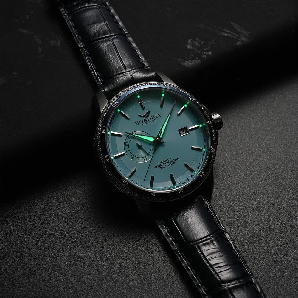 Montre BORIAGE B8001 Automatique Homme Saphir Miyota 8217 Waterproof 50M – CLEVI Paris