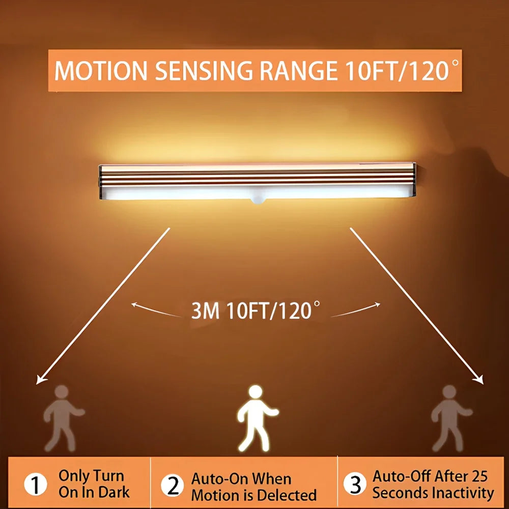 Barre LED Capteur de Mouvement Rechargeable — CLEVI Paris