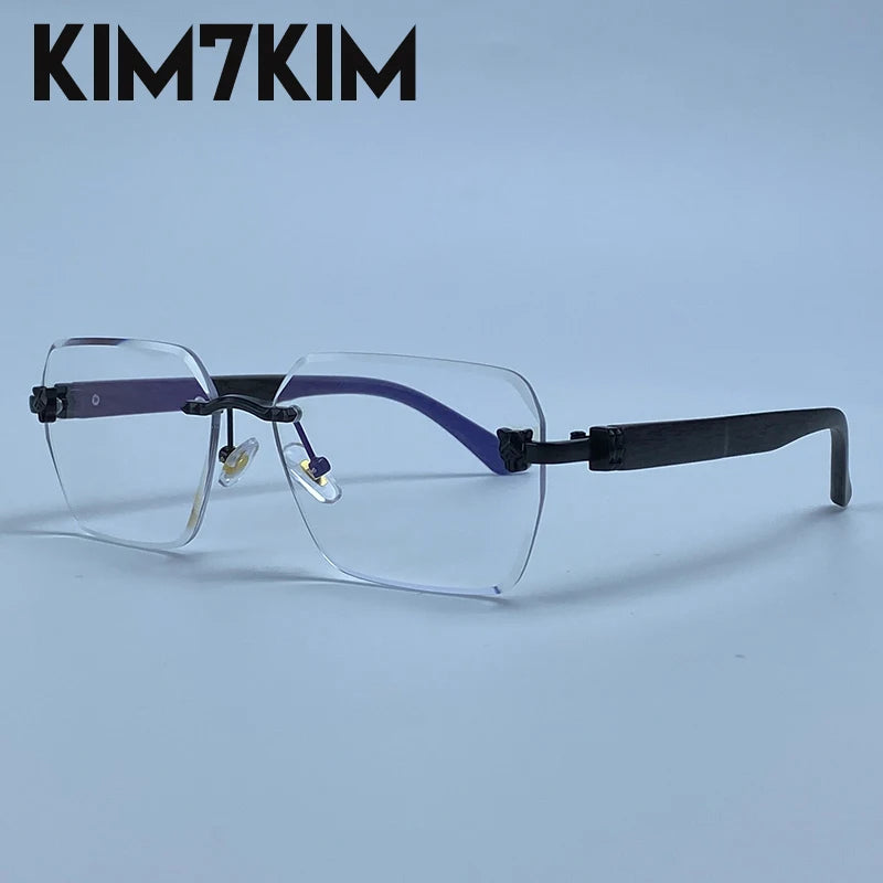 Lunettes de Soleil Photochromiques Sans Monture Carrées Homme – Verres Changeants UV400 Style Vintage – CLEVI Paris